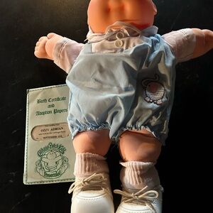 Cabbage Patch Kids Preemie Doll with Blue Outfit